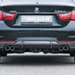 Rieger 00099268 BMW 4 Series F32 F33 F36 Rear Diffuser for Twin Tailpipe Left & Right - Carbon-Look