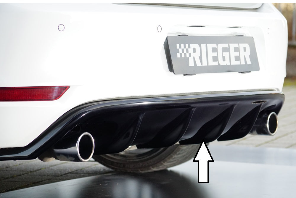 Rieger 00088023 VW Mk6 Golf GTI Rear Diffuser