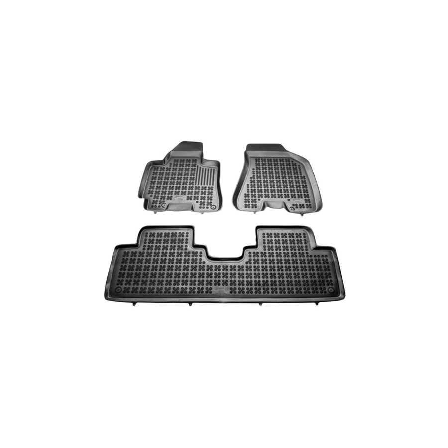 REZAW PLAST Tailored 201604 Floor mat set for HYUNDAI Tucson (JM) Elastomer, Front and Rear, Quantity: 3, Black