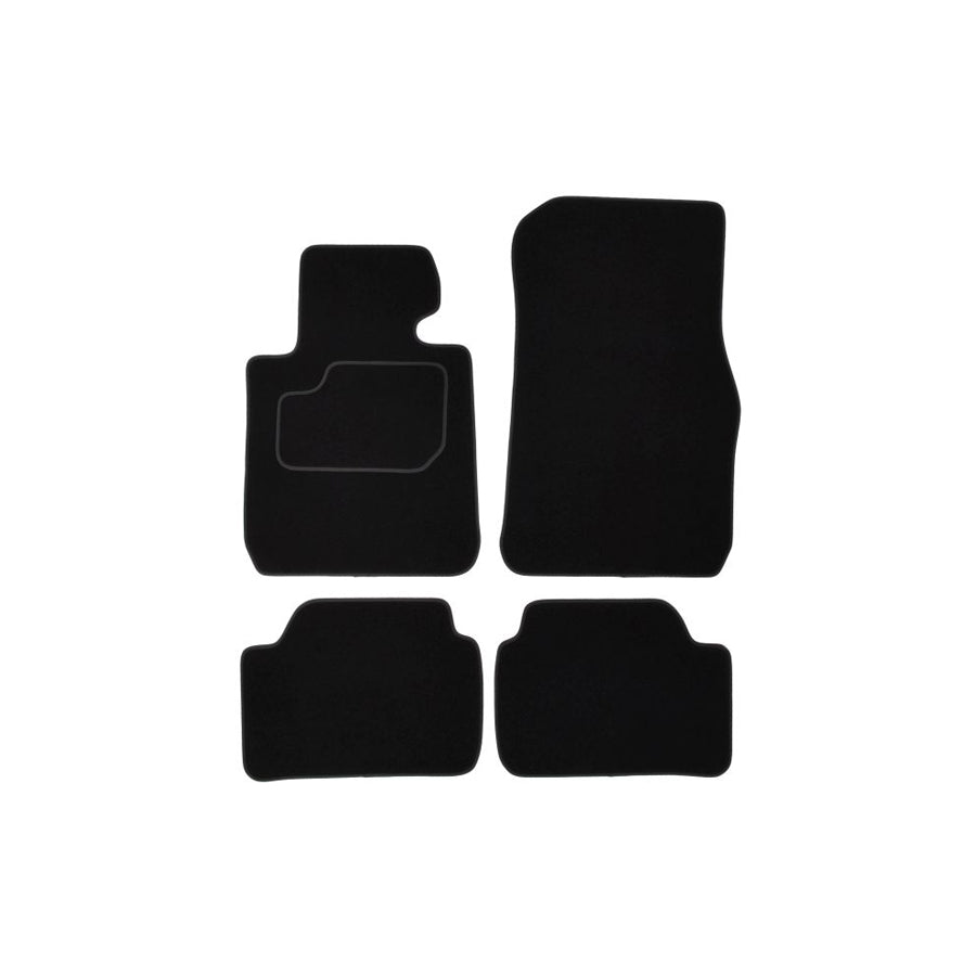 MAMMOOTH A041 BM20 PRM 01 Floor mat set for BMW 1 Hatchback (F20) Textile, Front and Rear, Quantity: 4, Black