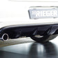 Rieger 00088023 VW Mk6 Golf GTI Rear Diffuser for Original Tailpipe Left & RIght - Glossy Black