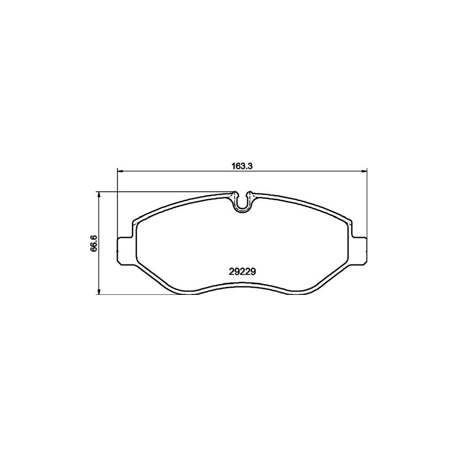 Hella 8DB 355 005 511 Brake Pad Set For Iveco Daily Prepared For Wear Indicator With Brake Caliper Screws With Accessories