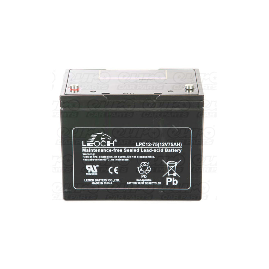 Leoch VRLA Sealed Battery - 12V 75Ah