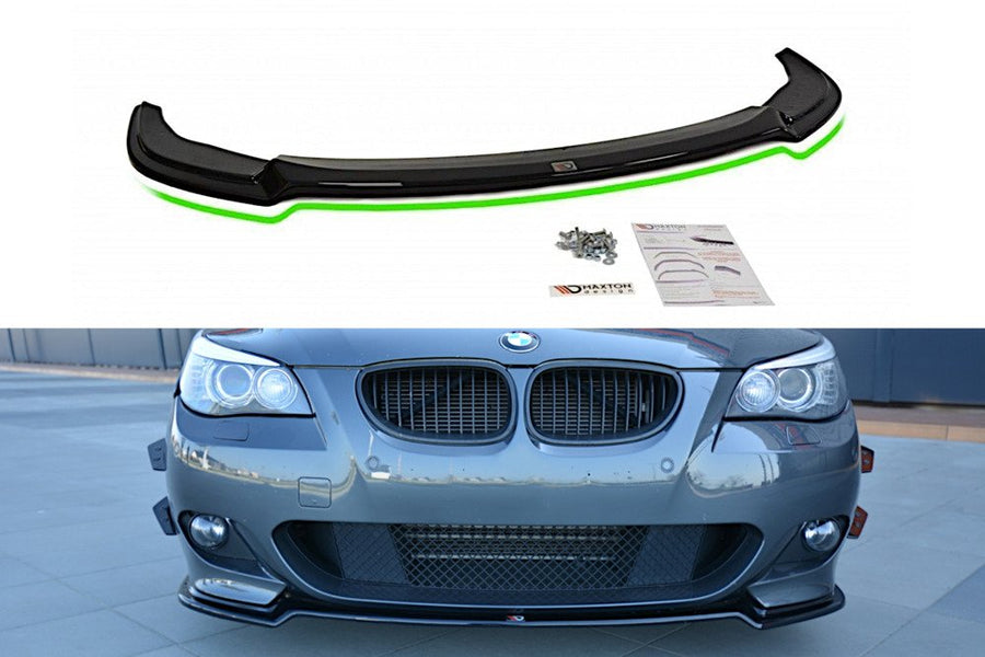 Maxton Design BM-5-60-MPACK-FD1T Front Splitter BMW Series 5 E60 / E61 M-Pack | Duco Car Parts UK Car Parts