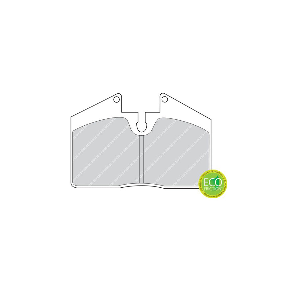 Ferodo Premier Eco Friction Fdb451 Brake Pad Set Prepared For Wear Indicator Without Accessories