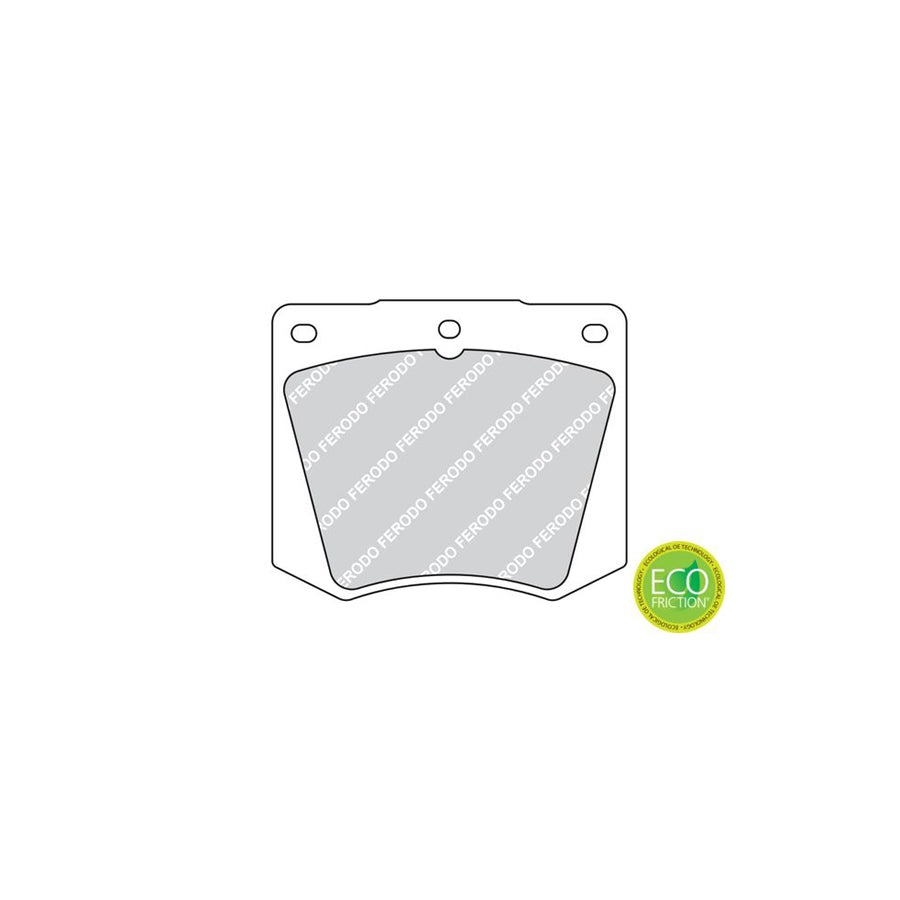 Ferodo Premier Eco Friction Fdb1284 Brake Pad Set Not Prepared For Wear Indicator Without Accessories