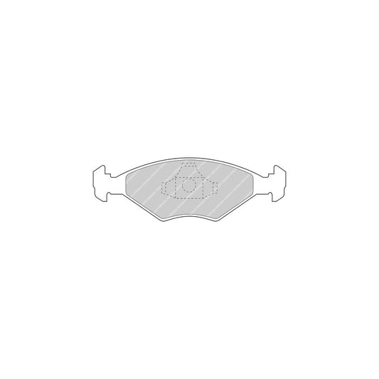 Ferodo Premier Fdb39 Brake Pad Set Not Prepared For Wear Indicator