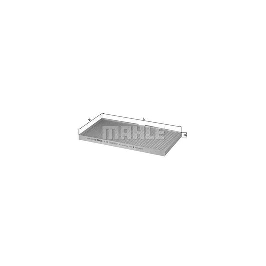 MAHLE ORIGINAL LA 58 Pollen filter for AUDI A6 Particulate Filter
