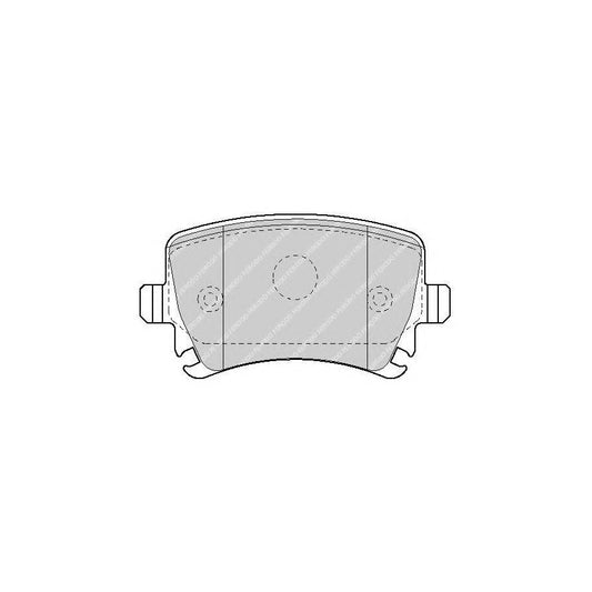 Ferodo Sl Fsl1095 Brake Pad Set With Acoustic Wear Warning
