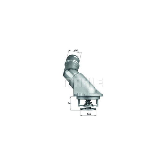 MAHLE ORIGINAL TI 211 92D Engine thermostat Opening Temperature: 92°C, with seal