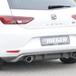 Rieger 00099274 SEAT 5F Leon Rear Diffuser for Sport Tailpipe Left & Right - Carbon-Look