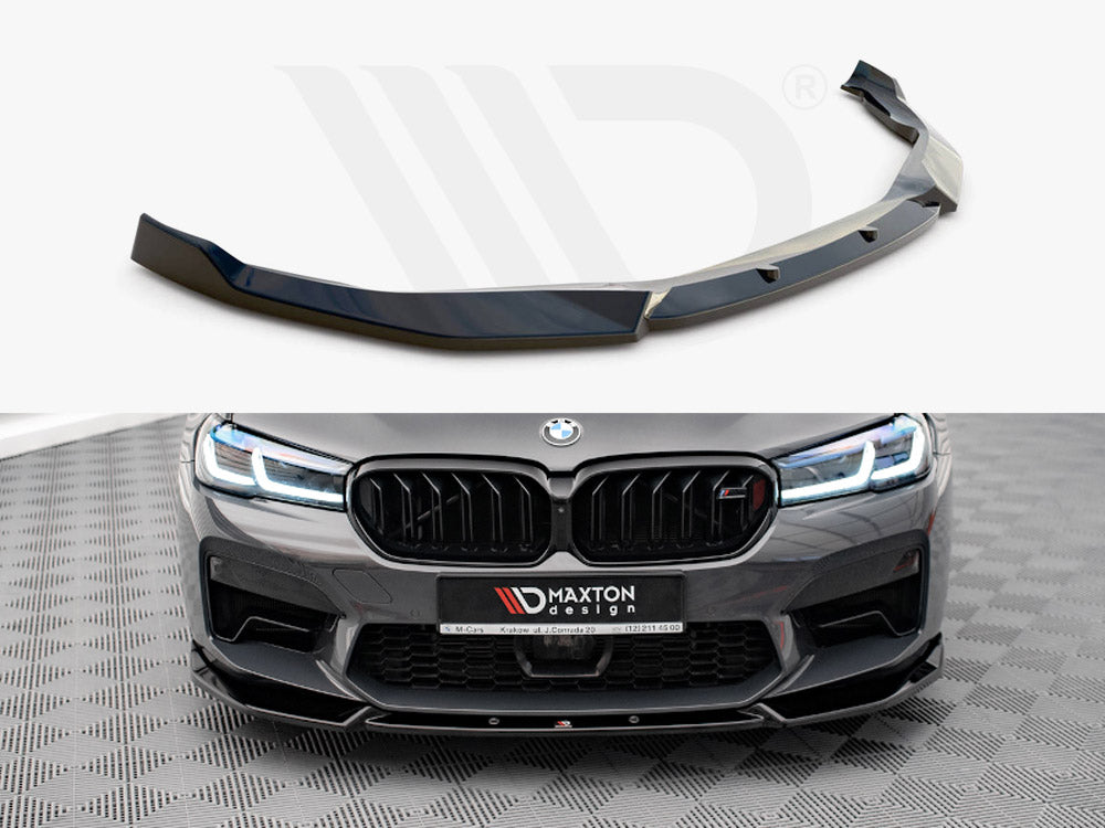 Maxton Design BM-5-90F-M-FD1T Front Splitter V.1 BMW M5 F90 Facelift (2020-) | Duco Car Parts UK Car Parts