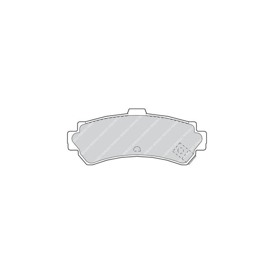 Ferodo Premier Fdb1454 Brake Pad Set For Nissan Almera With Acoustic Wear Warning