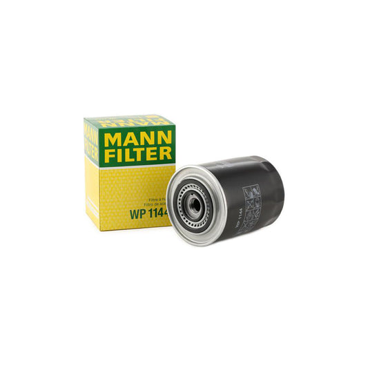 MANN-FILTER WP 1144 Oil Filter Spin-on Filter, with one anti-return valve