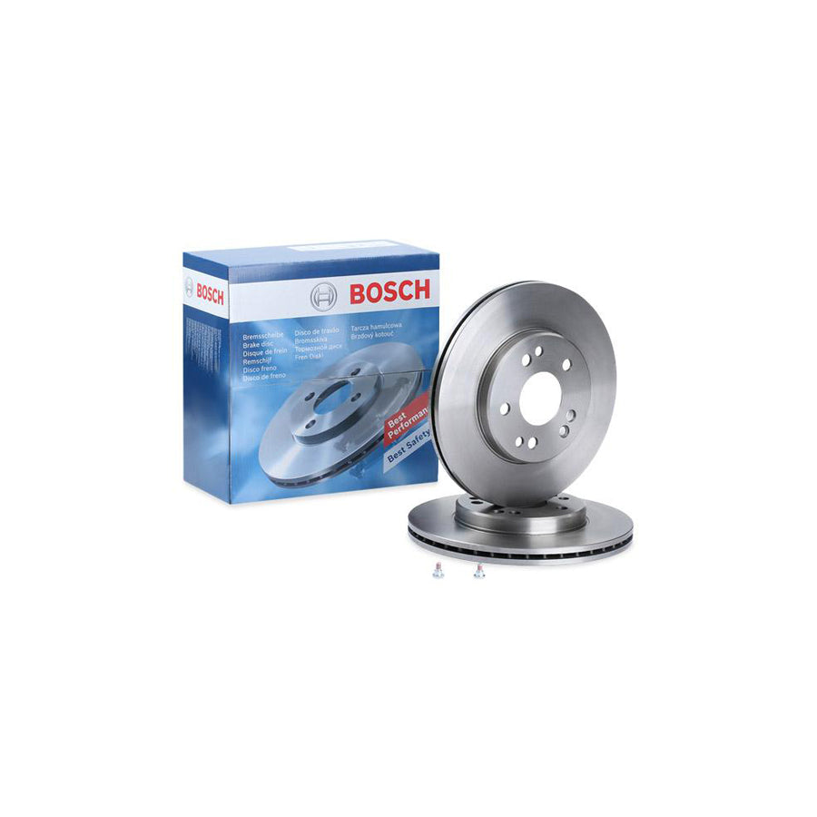 BOSCH 0 986 478 186 Brake Disc Internally Vented Vented Oiled High carbon with bolts screws