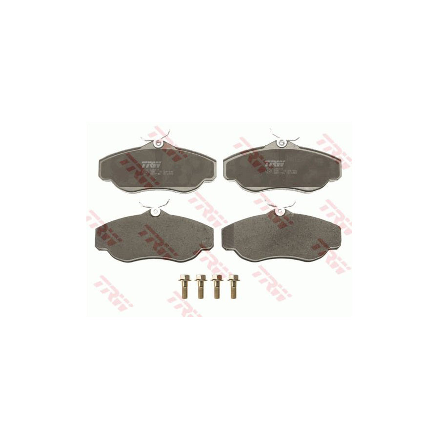 TRW Cotec Gdb1156 Brake Pad Set Not Prepared For Wear Indicator With Brake Caliper Screws With Accessories