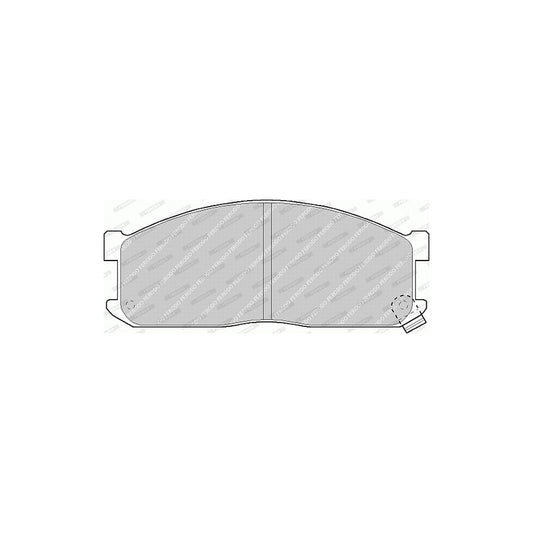 Ferodo Fsl1073 Brake Pad Set For Bmw 5 Series Fuse Technology Prepared For Wear Indicator With Piston Clip