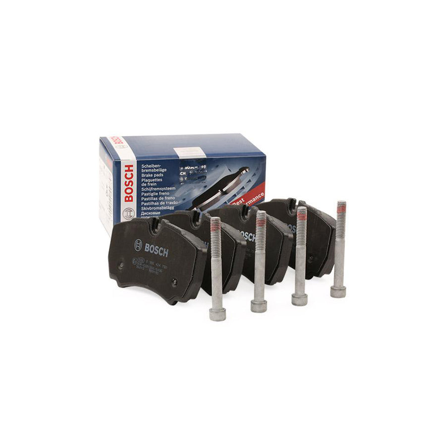 Bosch 0986424750 Brake Pad Set With Anti Squeak Plate With Bolts Screws With Accessories BP459