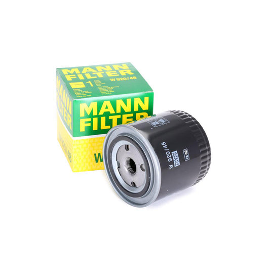 MANN-FILTER W 920/48 Oil Filter Spin-on Filter, with one anti-return valve