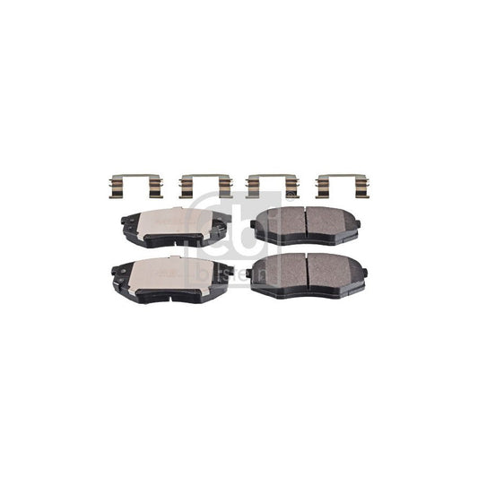 Febi Bilstein 116415 Brake Pad Set For Kia Soul Ii Ps Front Axle With Acoustic Wear Warning With Staples