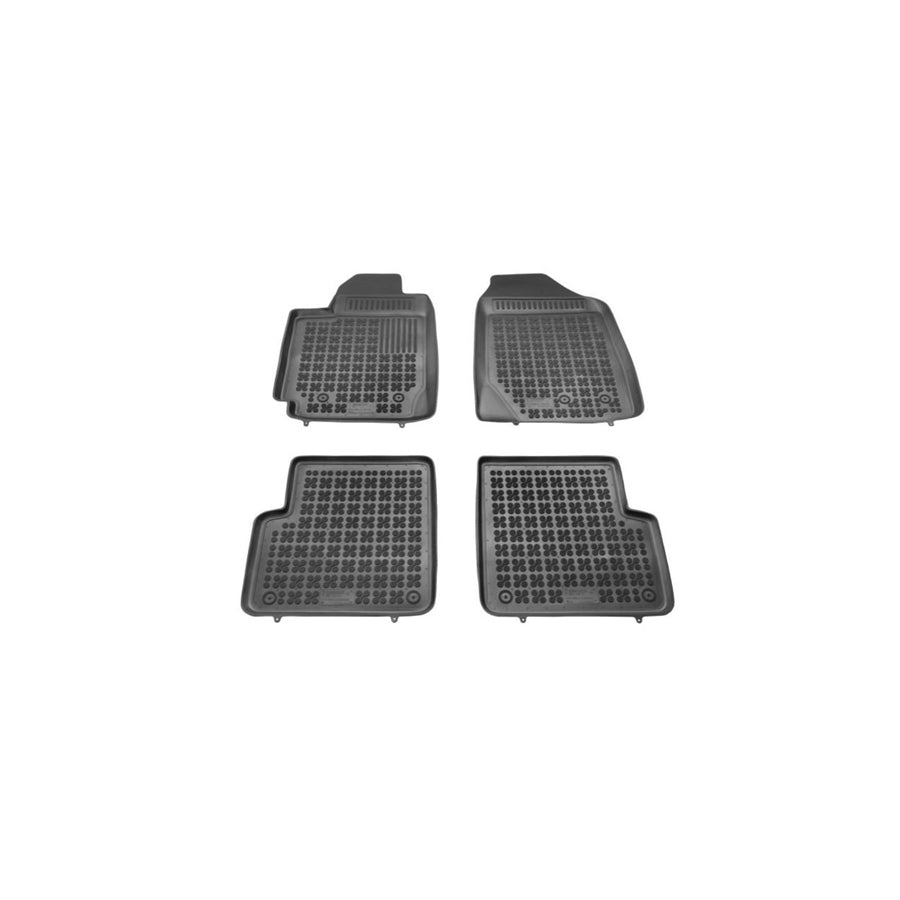 REZAW PLAST Tailored 201419 Floor mat set for TOYOTA COROLLA Elastomer, Front and Rear, Quantity: 4, Black