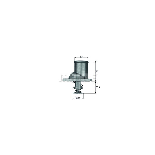 MAHLE ORIGINAL TI 21 71 Engine thermostat Opening Temperature: 71°C, with seal