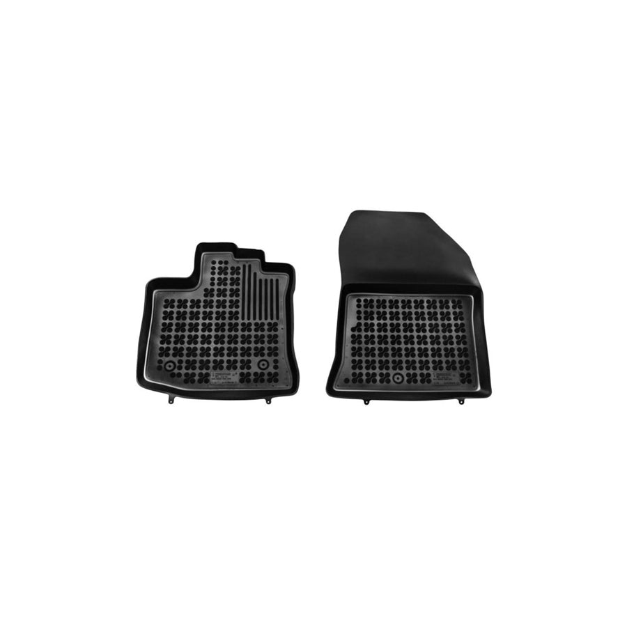 REZAW PLAST Tailored 203405P Floor mat set for DACIA Dokker Express Elastomer, Front, Quantity: 2, Black