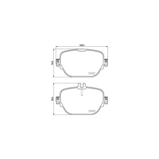 Hella 8DB 355 031 711 Brake Pad Set Prepared For Wear Indicator