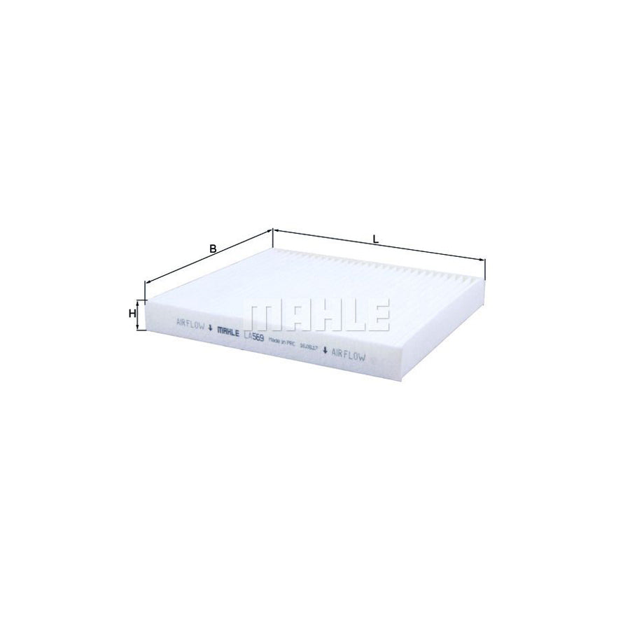 MAHLE ORIGINAL LA 569 Pollen filter Particulate Filter