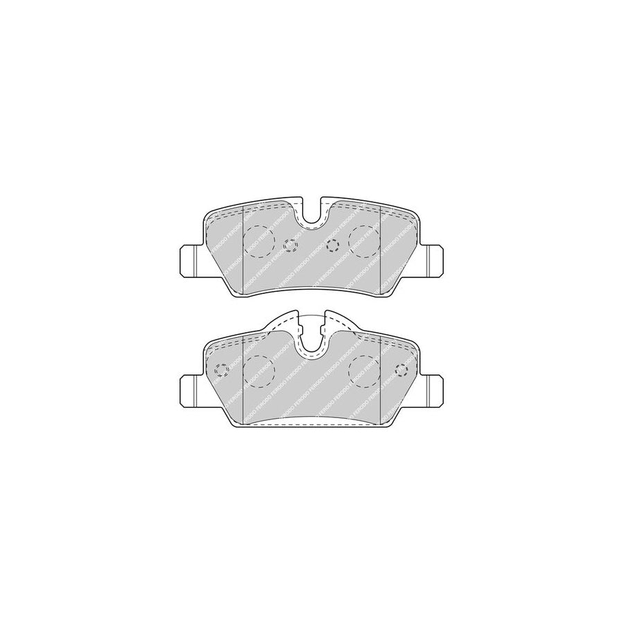 Ferodo Premier Eco Friction Fdb4946 Brake Pad Set Prepared For Wear Indicator With Accessories