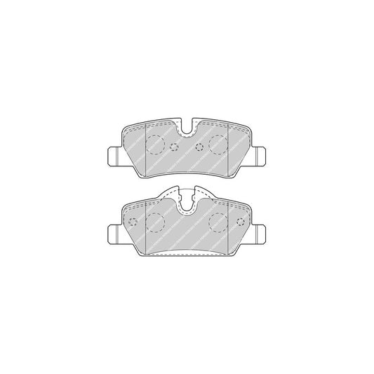 Ferodo Premier Eco Friction Fdb4946 Brake Pad Set Prepared For Wear Indicator With Accessories