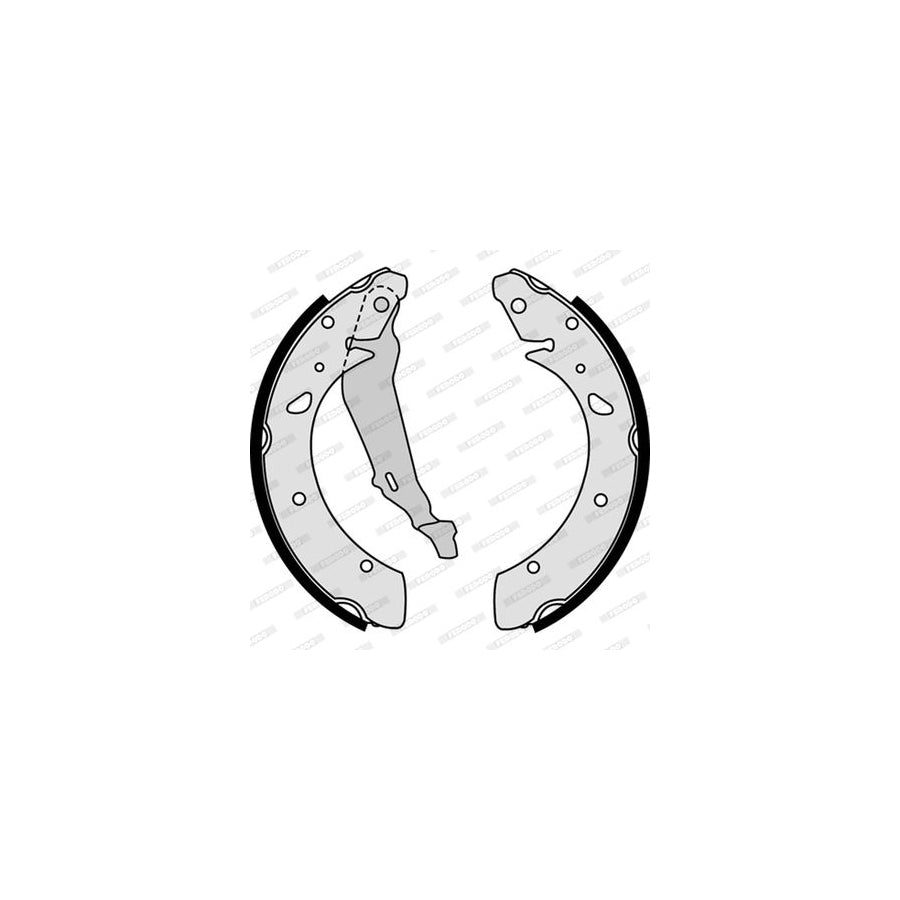 FERODO FSB4196 Brake Shoe Set for HONDA ACCORD with handbrake lever PREMIER