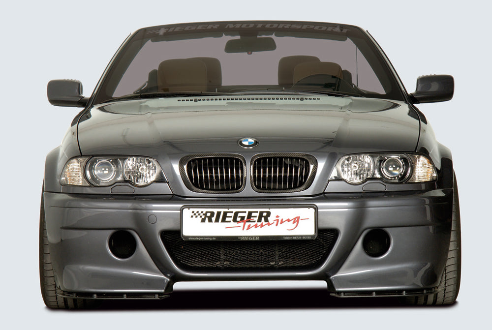 Rieger 00050244 BMW 3 Series E46 Front Bumper