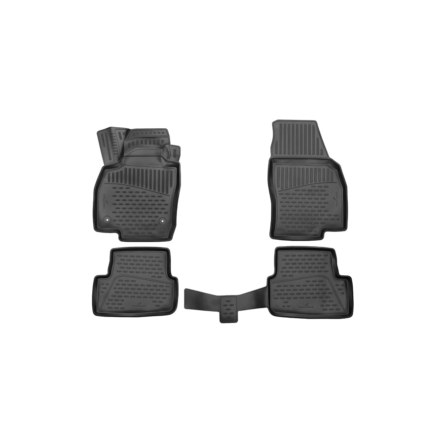 WALSER Tailored, XTR 75114 Floor mat set Front and Rear