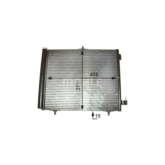 MAHLE ORIGINAL AC 460 000P Air conditioning condenser with dryer