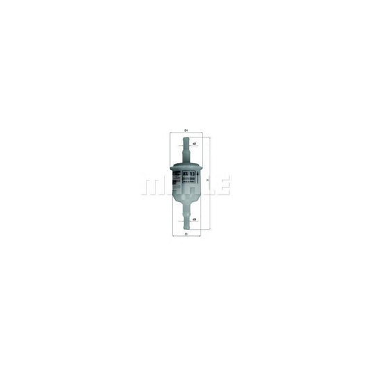 MAHLE ORIGINAL KL 13 Fuel filter In-Line Filter