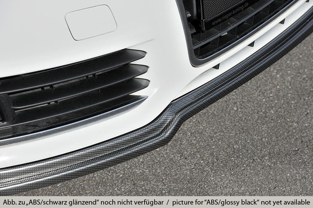 Rieger 00088034 Audi 4F A6 Front Splitter - Glossy Black