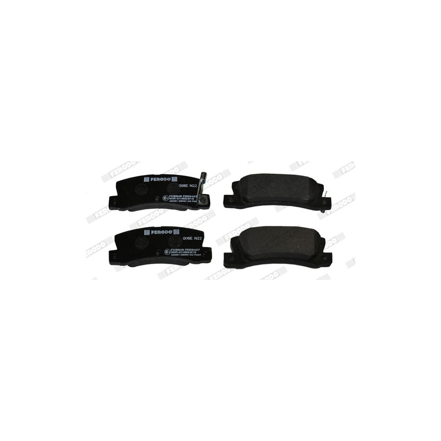 Ferodo Sl Fsl1099 Brake Pad Set Not Prepared For Wear Indicator, With Piston Clip
