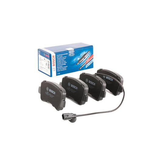 Bosch 0986494500 Brake Pad Set Incl Wear Warning Contact With Anti Squeak Plate With Mounting Manual BP1419