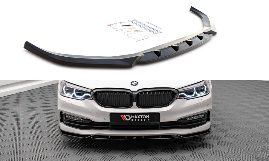 Maxton Design BM-5-G30-FD2T Front Splitter V.2 BMW Series 5 G30 | Duco Car Parts UK Car Parts