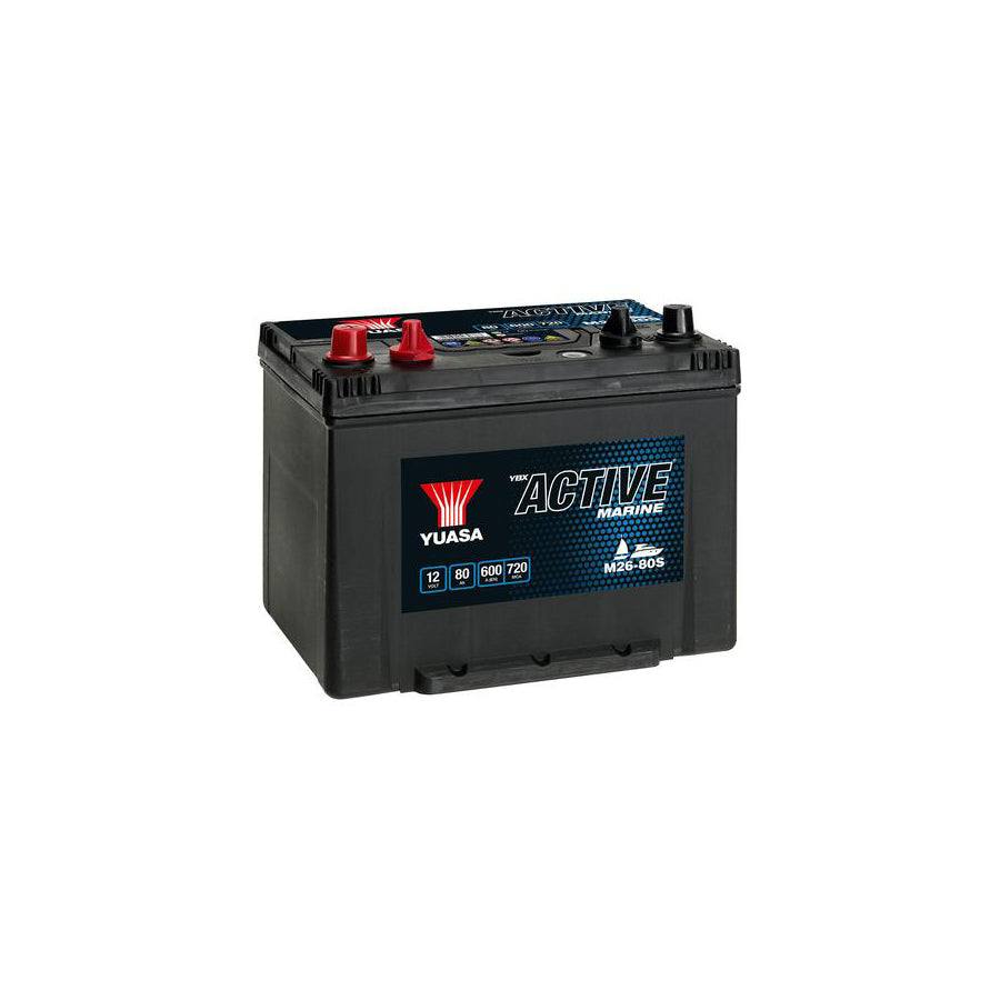 Yuasa M26-80S 12v 80Ah YBX Active Marine Battery