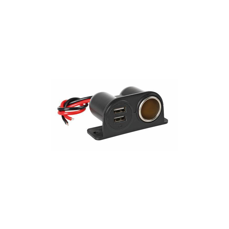 LAMPA Extra-Power 38967 In-car charger 12, 24V, Number of inlets/outlets: 1x cigarette lighter, 2 USB