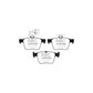 EBC Audi 8S 8U 8V Redstuff Sport Rear Brake Pads - ATE Caliper (RS3, RSQ3 & TTRS) (Pair)
