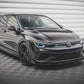 Maxton Design Volkswagen Golf R MK8 Front Splitter + Flaps V.2