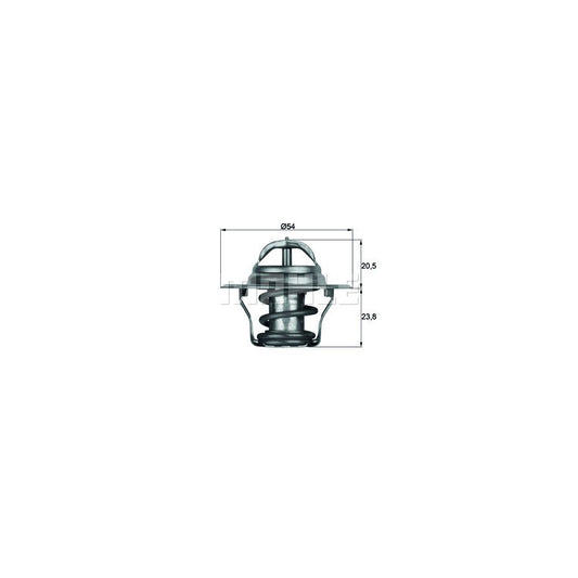 MAHLE ORIGINAL TX 14 80D Engine thermostat Opening Temperature: 80°C, with seal