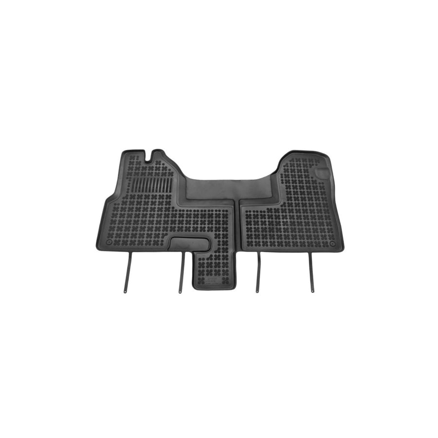 REZAW PLAST Tailored 203802 Floor mat set for IVECO Daily IV Box Body / Estate Elastomer, Front, Quantity: 1, Black