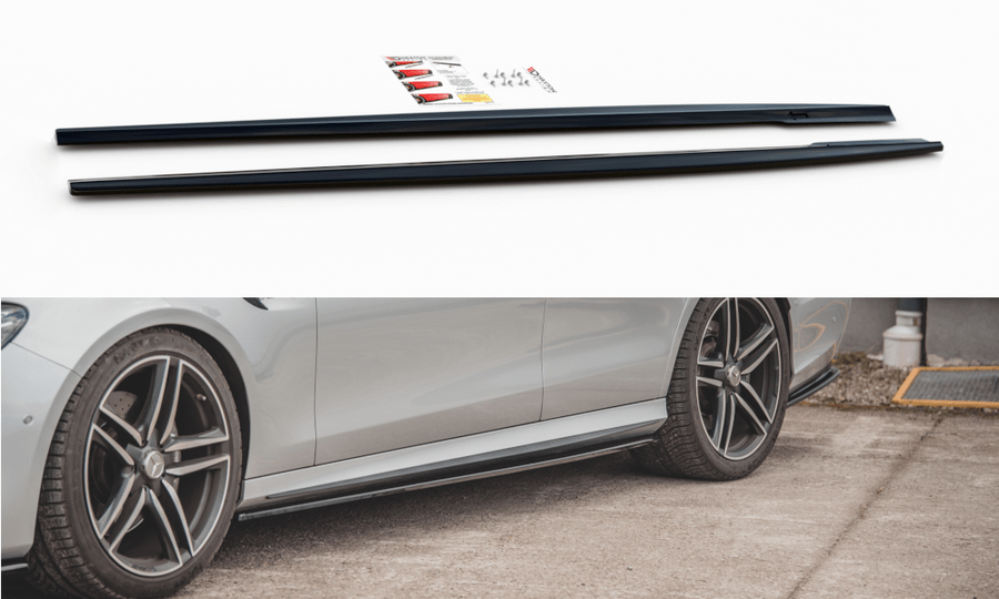 Maxton Design ME-E-213-63-ES-SD1T Side Skirts Diffusers Mercedes Benz E63 AMG Estate/Sedan S213/W213 | Duco Car Parts UK Car Parts
