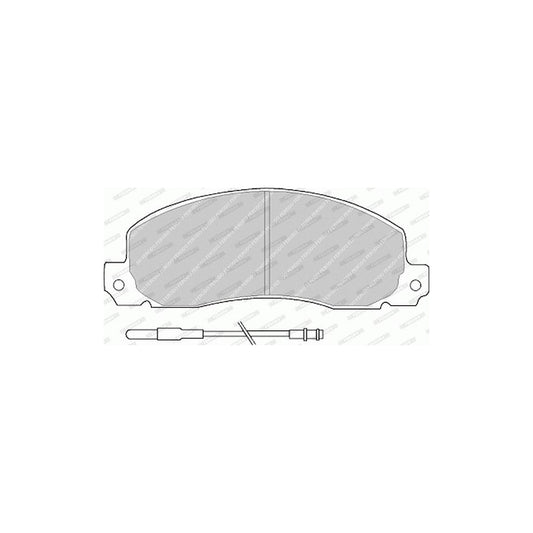 Ferodo Premier Eco Friction Fvr414 Brake Pad Set Incl Wear Warning Contact Without Accessories