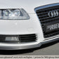 Rieger 00088034 Audi 4F A6 Front Splitter - Glossy Black