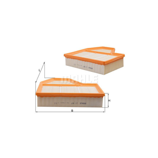 MAHLE ORIGINAL LX 987 Air Filter Filter Insert